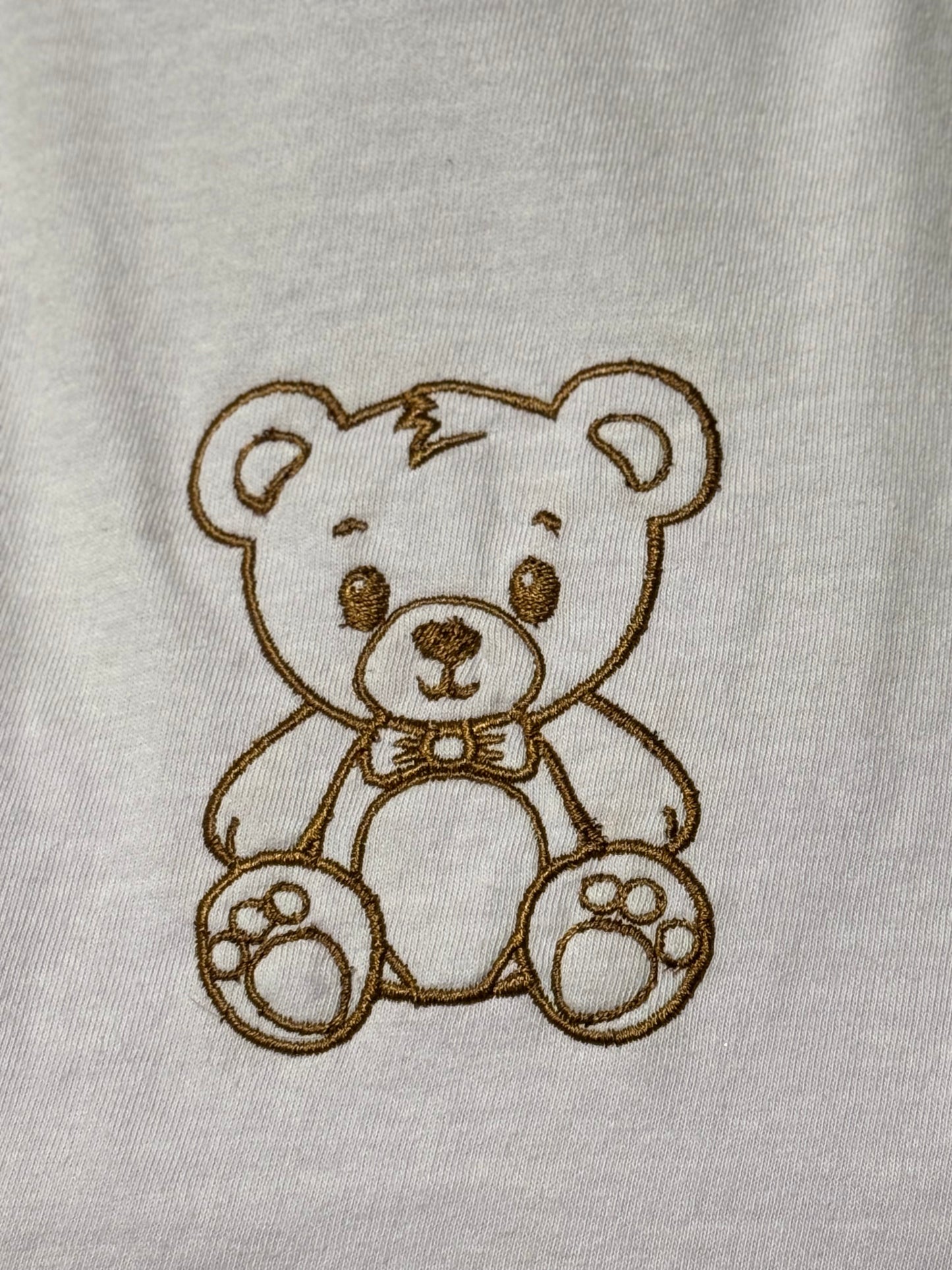 Teddy Bear Embroidered T-Shirt