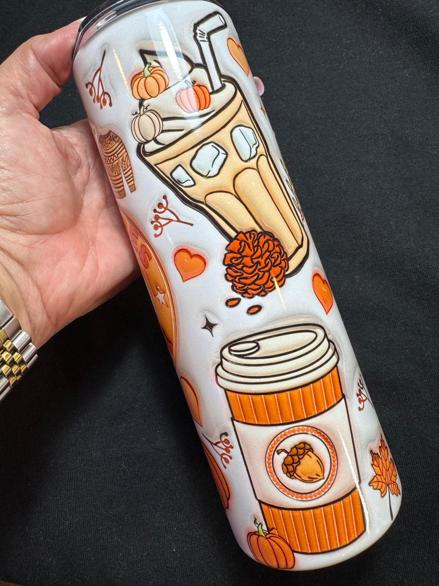 Fall Vibes Coffee 20 oz Stainless Steel Tumbler