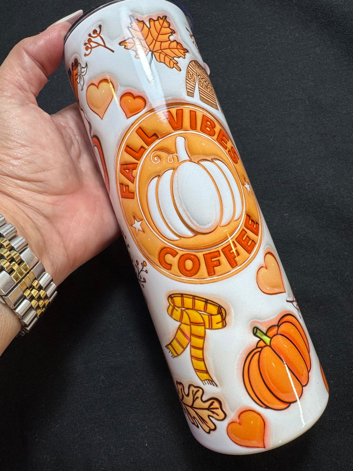 Fall Vibes Coffee 20 oz Stainless Steel Tumbler