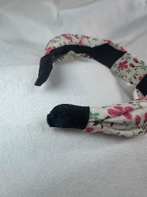 Pink Flowers Headband
