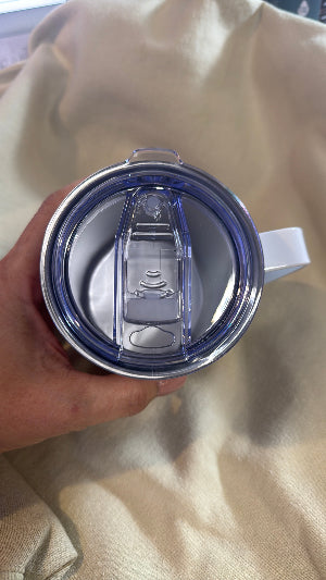 Cafecito y Chisme 12 oz Stainless Steel with Lid - Chocolate