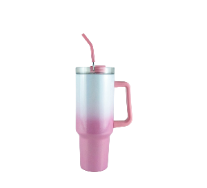 40 oz Holographic Tumbler - Pink Color