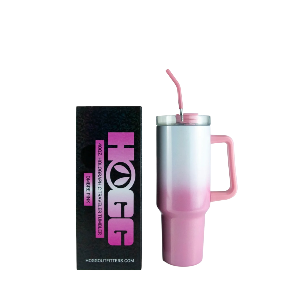 40 oz Holographic Tumbler - Pink Color