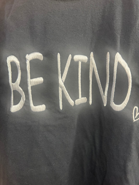 Be Kind w/Heart Embroidered Shirt