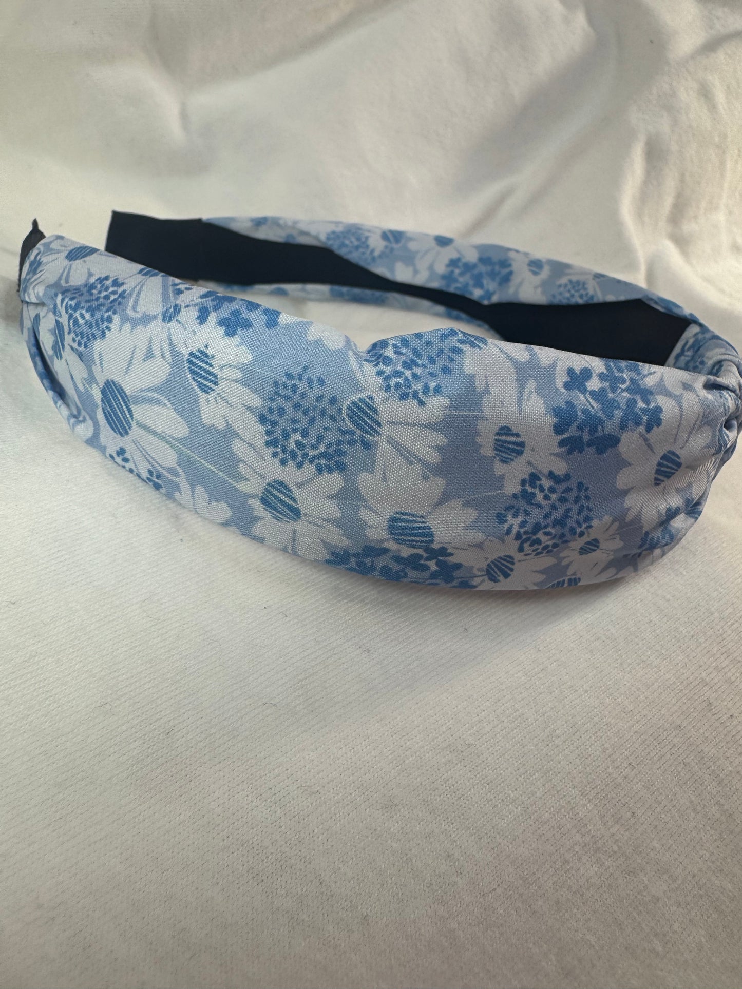 Blue Floral Headband