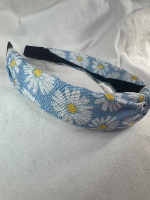 White Daisy Headband