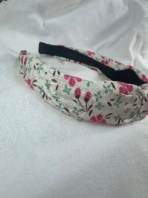 Pink Flowers Headband