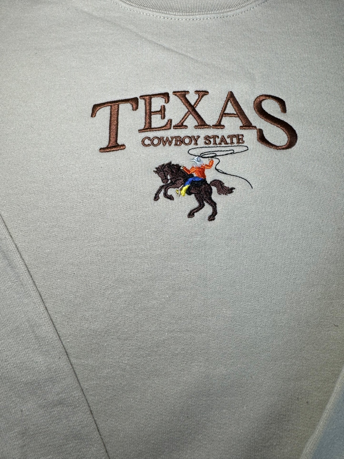Texas The Cowboy State Crewneck