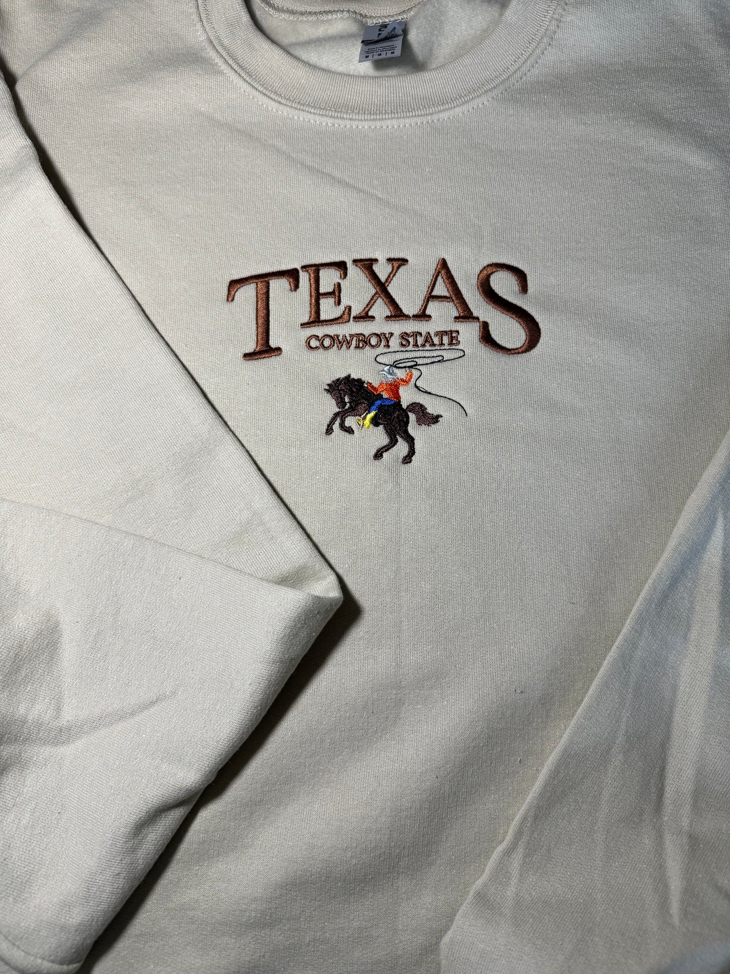 Texas The Cowboy State Crewneck