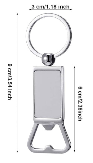 Metal Bottle Keychain