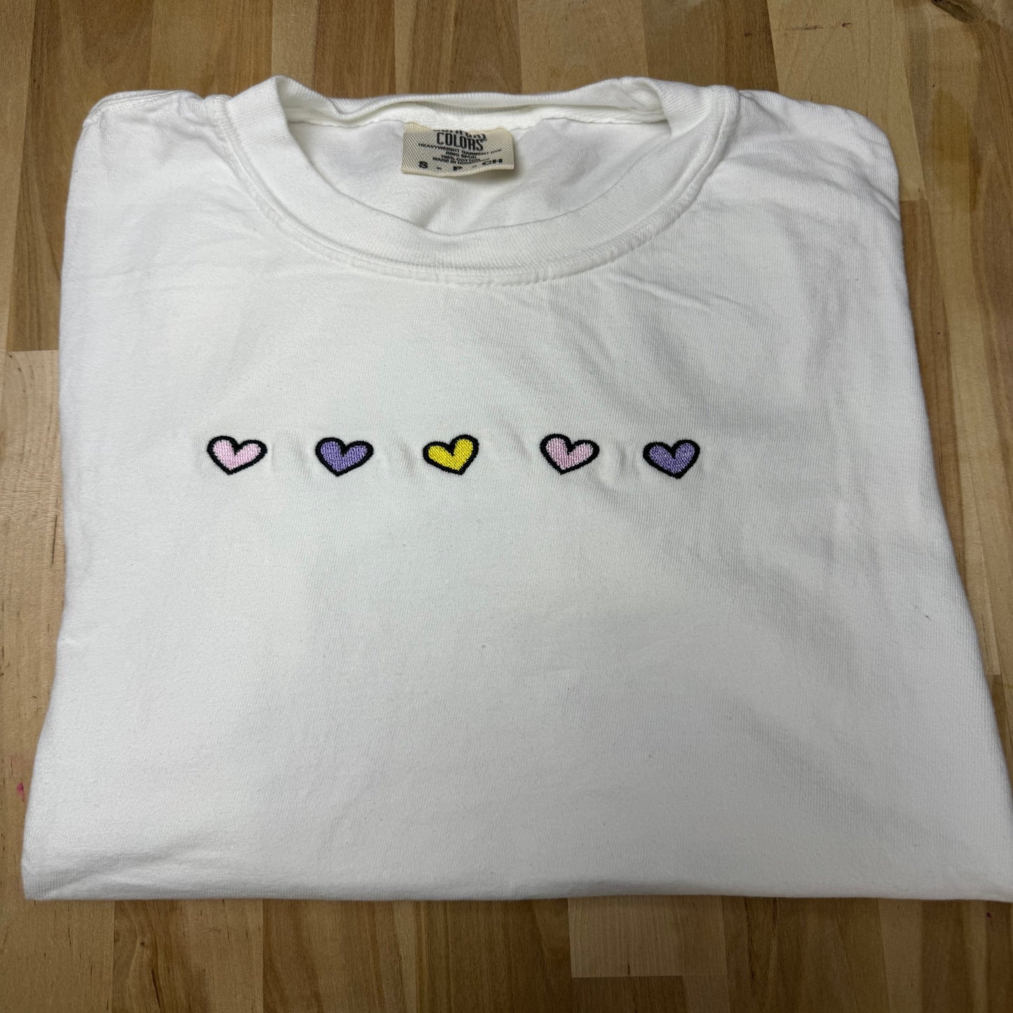 Mini Heart Comfort Color T-Shirt