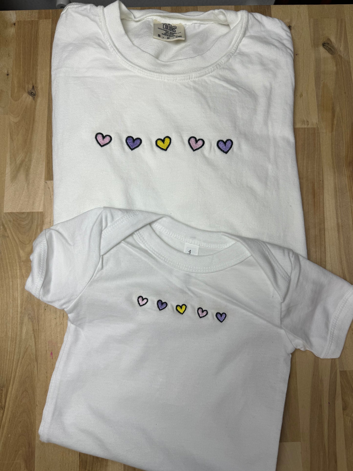 Mini Heart Onesie