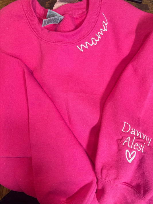 Mama Neckline Crewneck