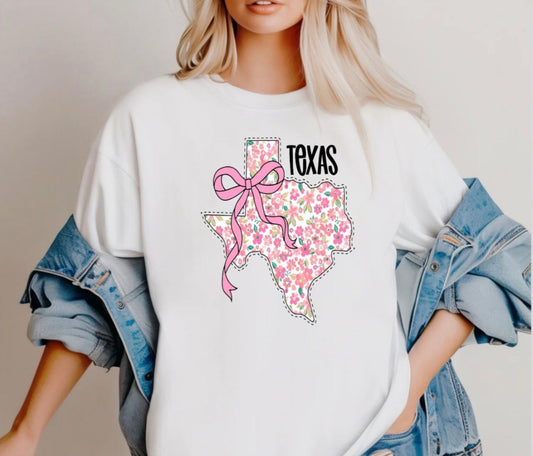 Texas State with Bow