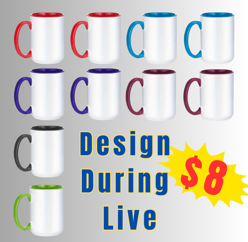 Color Handle 15oz Mug