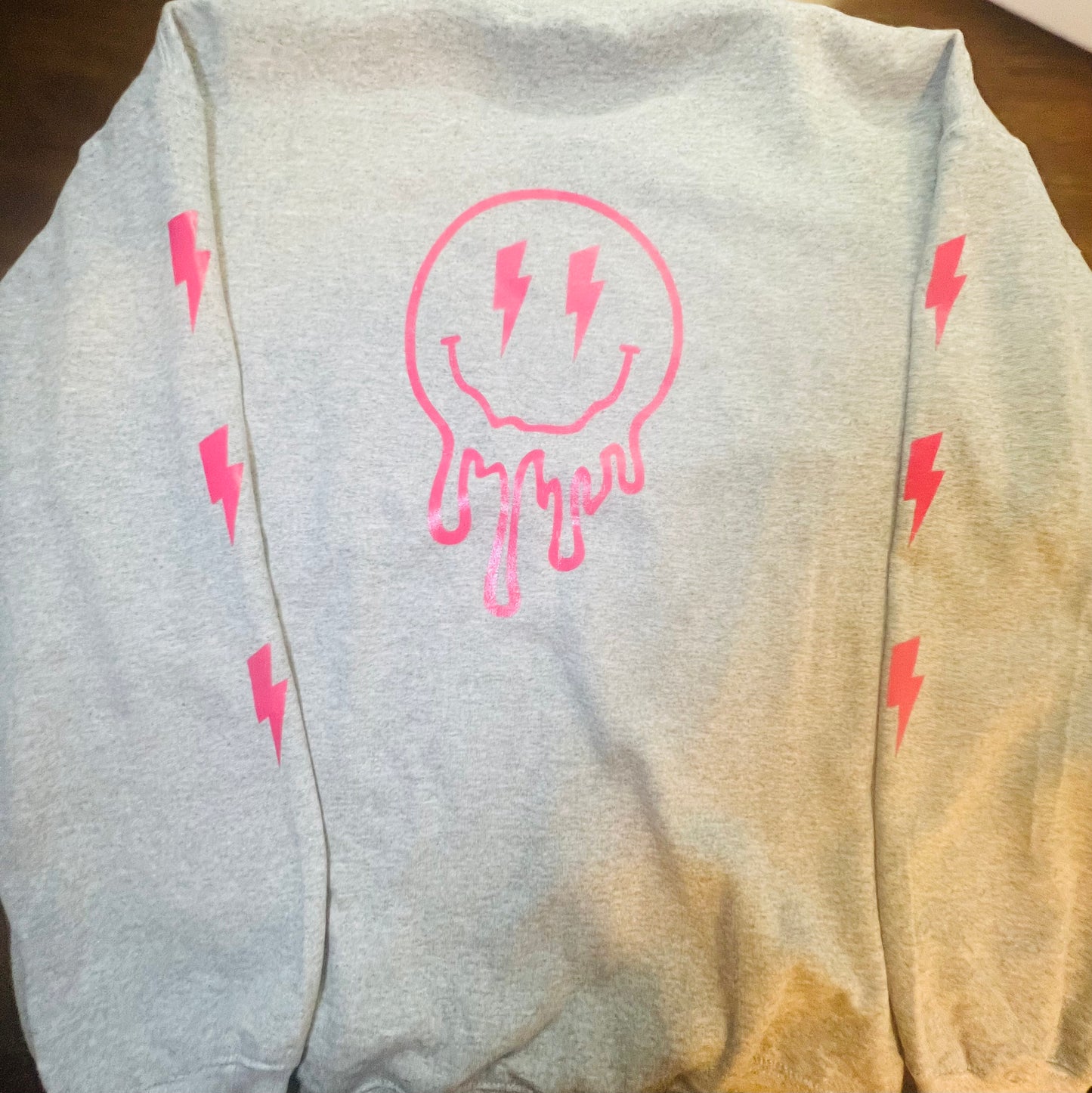Smiley Lightening Crewneck